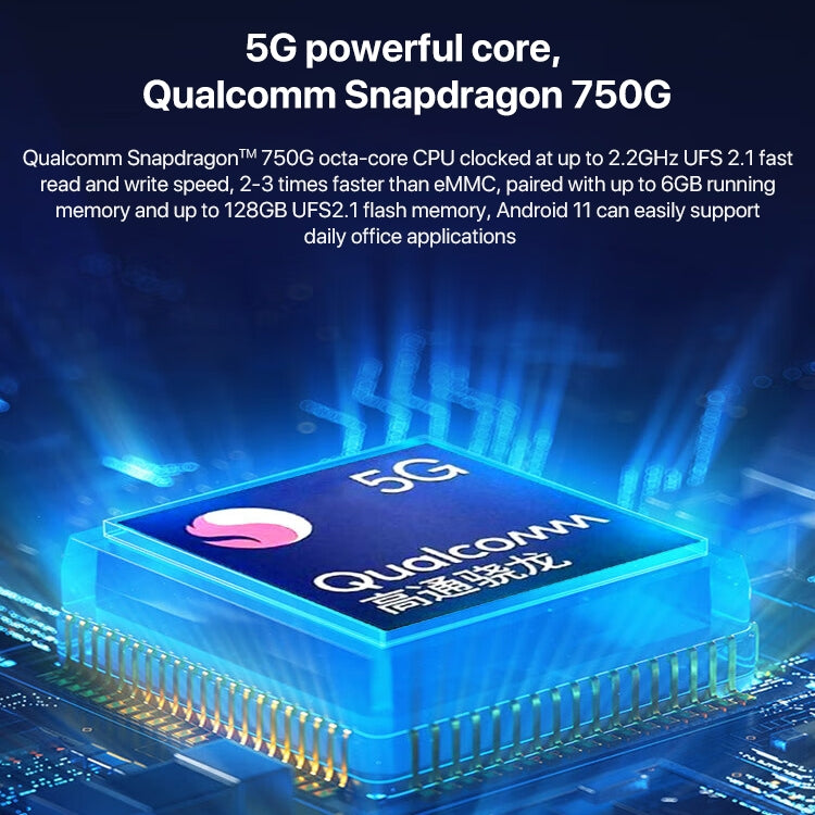 Lenovo K11 Pro 5G LTE Tablet, 11 inch Android 11, Qualcomm Snapdragon 750G Octa Core, Support Face Identification