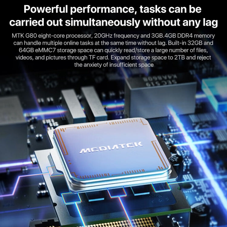 Lenovo K9 WiFi Tablet, 9 inch Android 12, MediaTek Helio G80 Octa Core, Support Face Identification