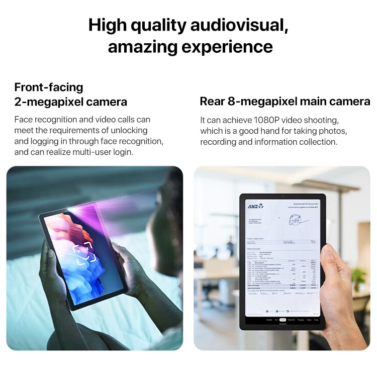 Lenovo K9 WiFi Tablet, 9 inch Android 12, MediaTek Helio G80 Octa Core, Support Face Identification