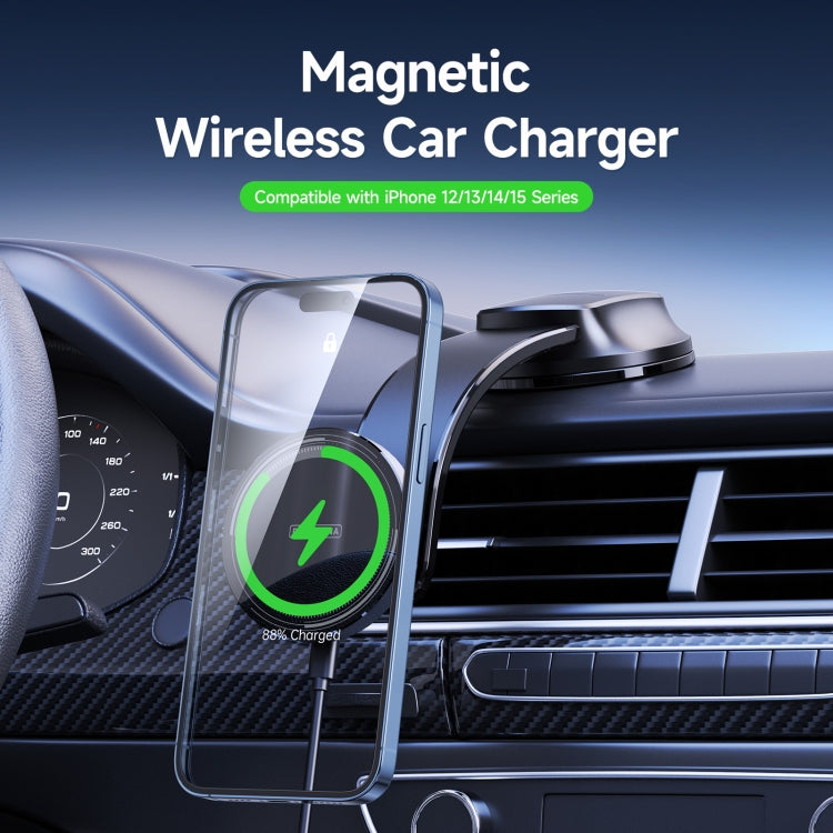 DUZZONA V3 15W Car Magnetic Wireless Charger Phone Holder