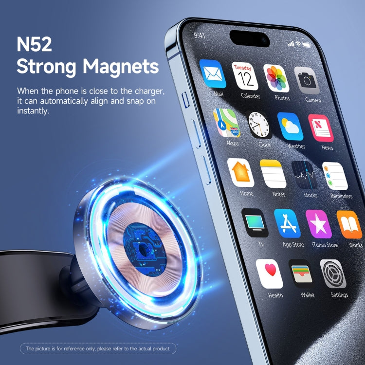 DUZZONA V3 15W Car Magnetic Wireless Charger Phone Holder