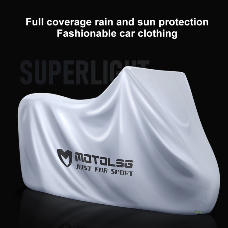 MOTOLSG Motorcycle Waterproof Sunproof Dustproof Thickening Cover
