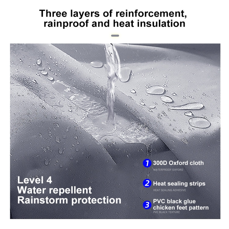 MOTOLSG Motorcycle Waterproof Sunproof Dustproof Thickening Cover