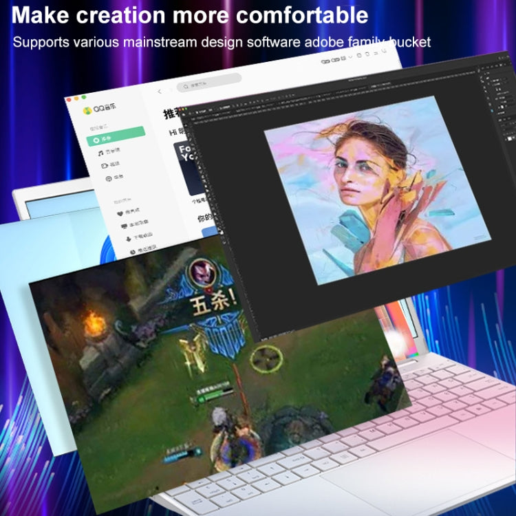 V8 15.6 inch Ultrathin Laptop, Windows 10 Intel Jasper Lake N5095 Quad Core