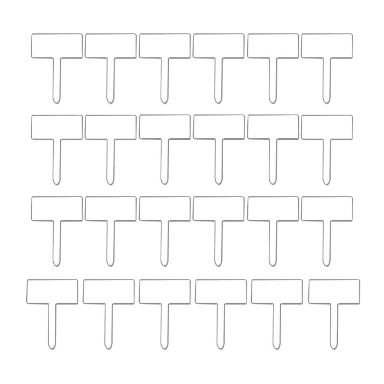 24pcs / Box Acrylic Plant Label Nameplate Potted Plant Sign Holder