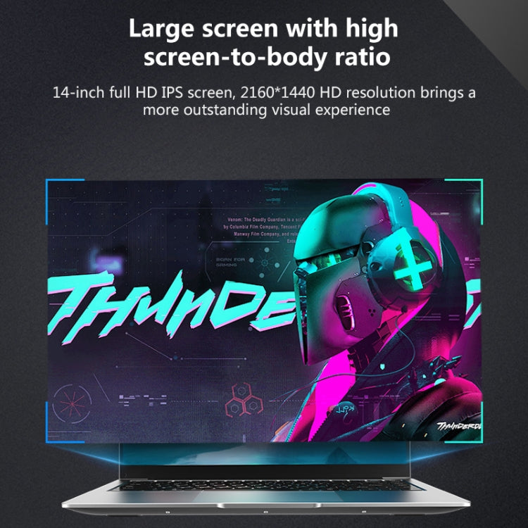 14 inch Laptop, Windows 10 Home Intel Celeron J4105 Quad Core