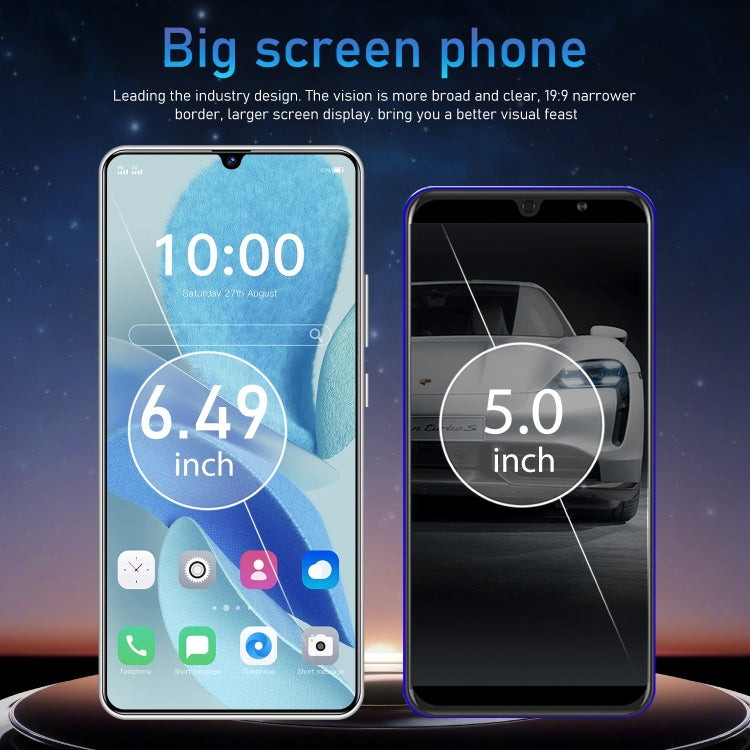 Note13 Pro+ / RF7, 6.49 inch Face Identification Android 5.0 MTK6582 Quad Core, Network: 3G, Dual SIM