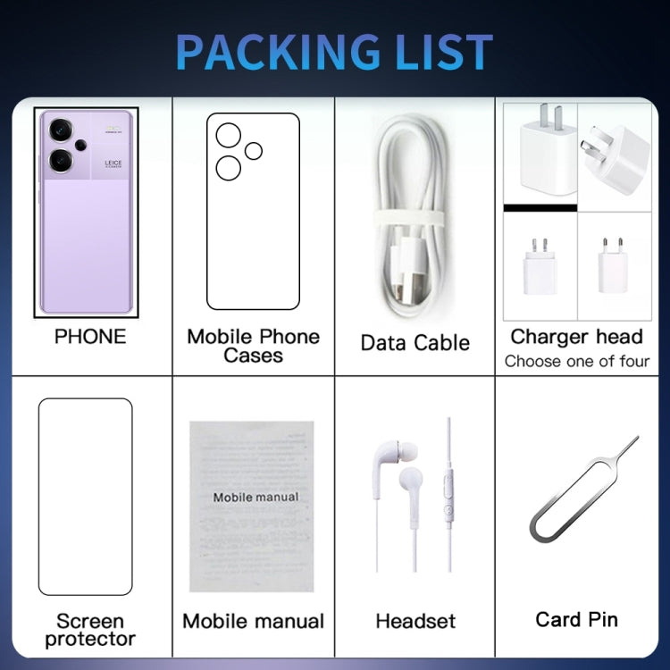 Note13 Pro+ / RF7, 6.49 inch Face Identification Android 5.0 MTK6582 Quad Core, Network: 3G, Dual SIM