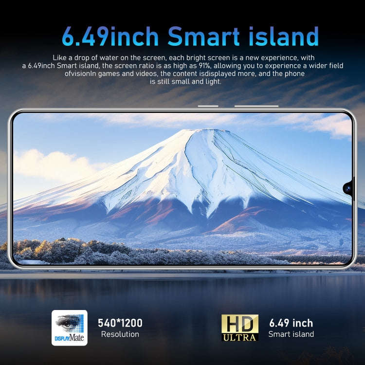 Note13 Pro+ / RF7, 6.49 inch Face Identification Android 5.0 MTK6582 Quad Core, Network: 3G, Dual SIM