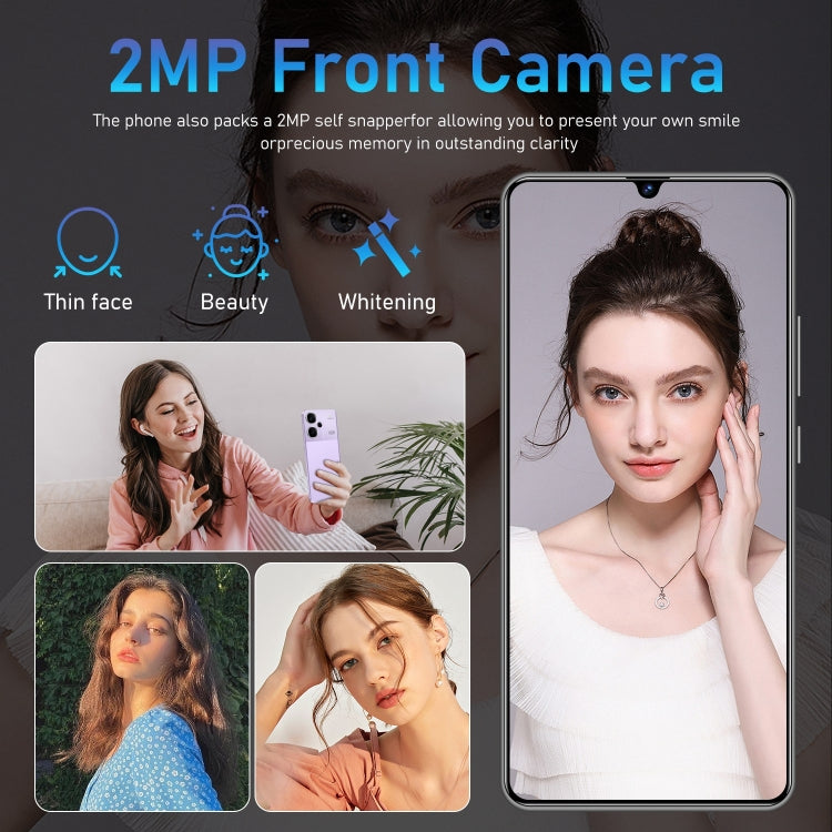 Note13 Pro+ / RF7, 6.49 inch Face Identification Android 5.0 MTK6582 Quad Core, Network: 3G, Dual SIM