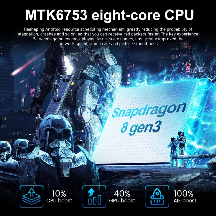 i15 Pro Max / VD1, 6.79 inch Screen, Face Identification, Android 8.1 MTK6753 Octa Core, Network: 4G, Dual SIM