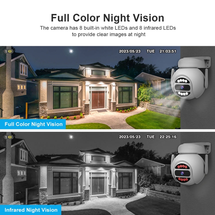 SriHome SH047 4MP IP66 Waterproof Motion Detection Night Vision WiFi HD Camera