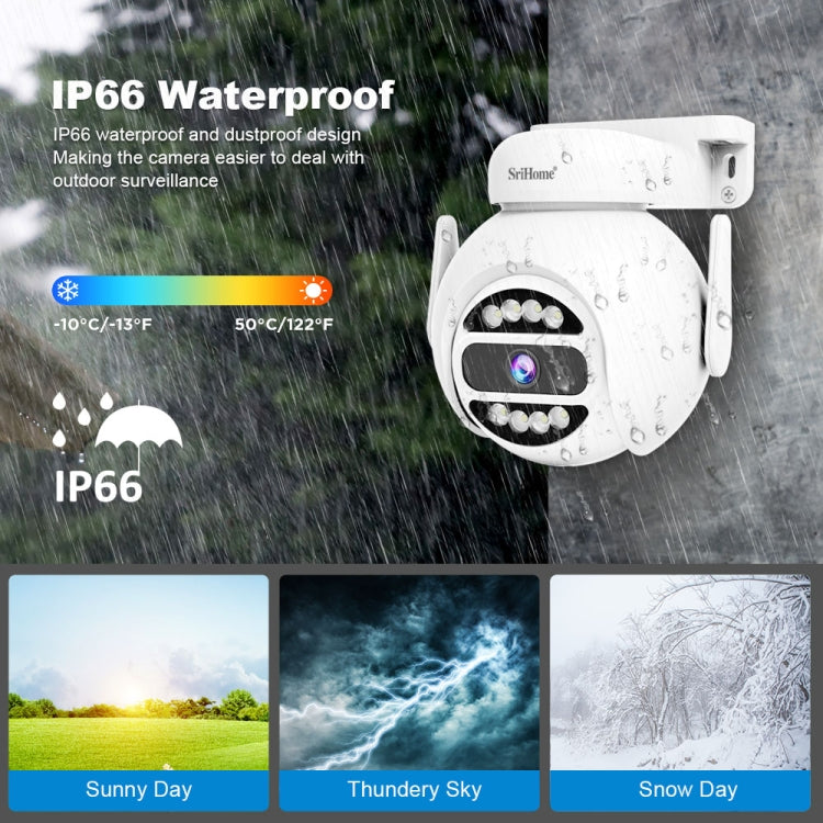 SriHome NVS001E-IPC047 Ultra HD 4 Channel WiFi Network Video Recorder Set