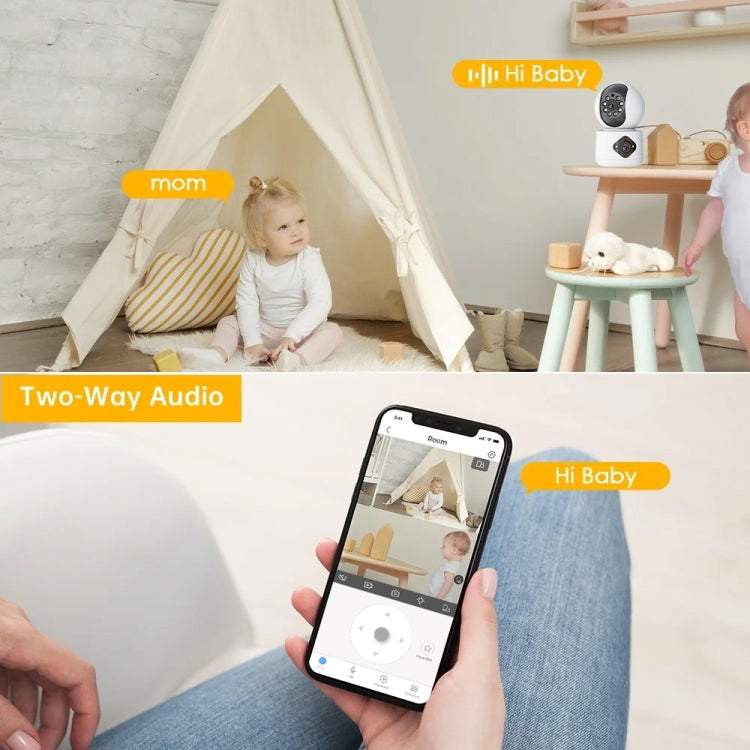 Y6204 4MP Zoom HD Indoor Waterproof Smart WiFi Camera
