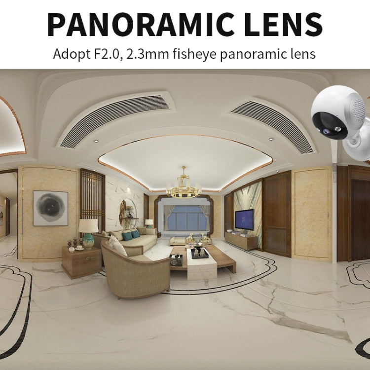 CM-I310M 3MP 180 Degree Panoramic Smart PTZ WiFi Surveillance Camera
