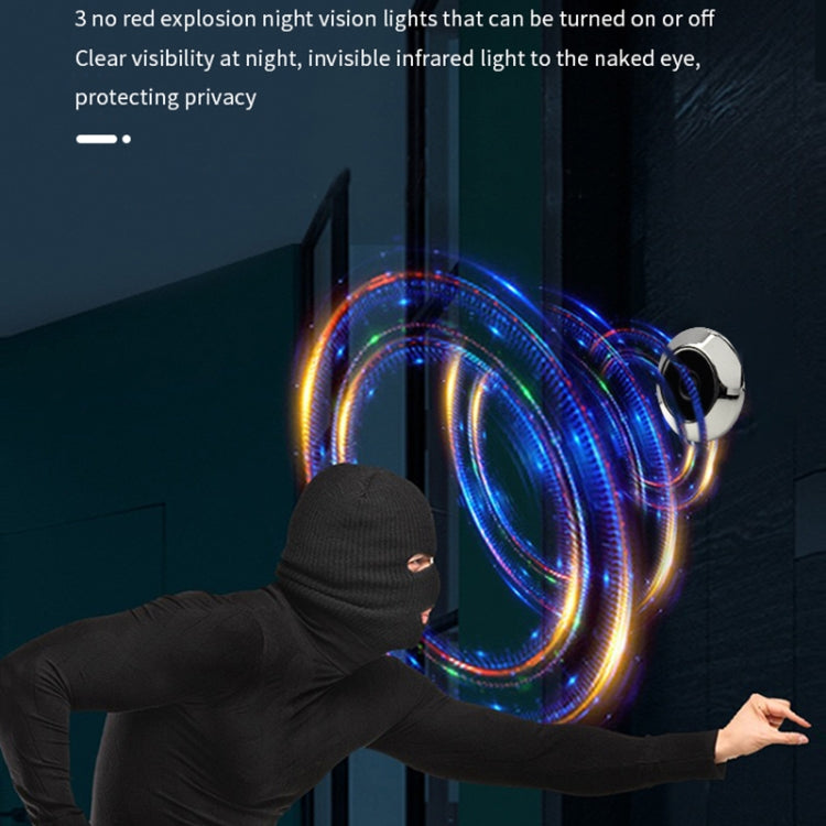 S50S 4.3 inch IPS LCD Screen 1080P Infrared Night Vision WiFi Smart Cat Eye Video Doorbell