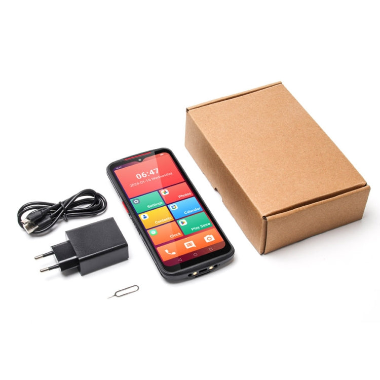 UNIWA NR6503 5G Handheld Scanner Phone, 6.52 inch Android 13 Mediatek Kompanio 900T MT8791 Octa Core, Network: 5G