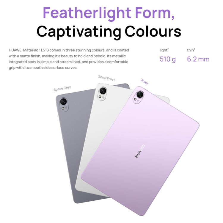 HUAWEI MatePad 11.5S PaperMatte Edition WIFI, HarmonyOS 4.2 Hisilicon Kirin 9000WL, Not Support Google Play