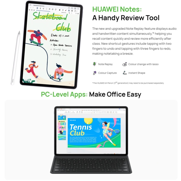 HUAWEI MatePad 11.5S PaperMatte Edition WIFI, HarmonyOS 4.2 Hisilicon Kirin 9000WL, Not Support Google Play