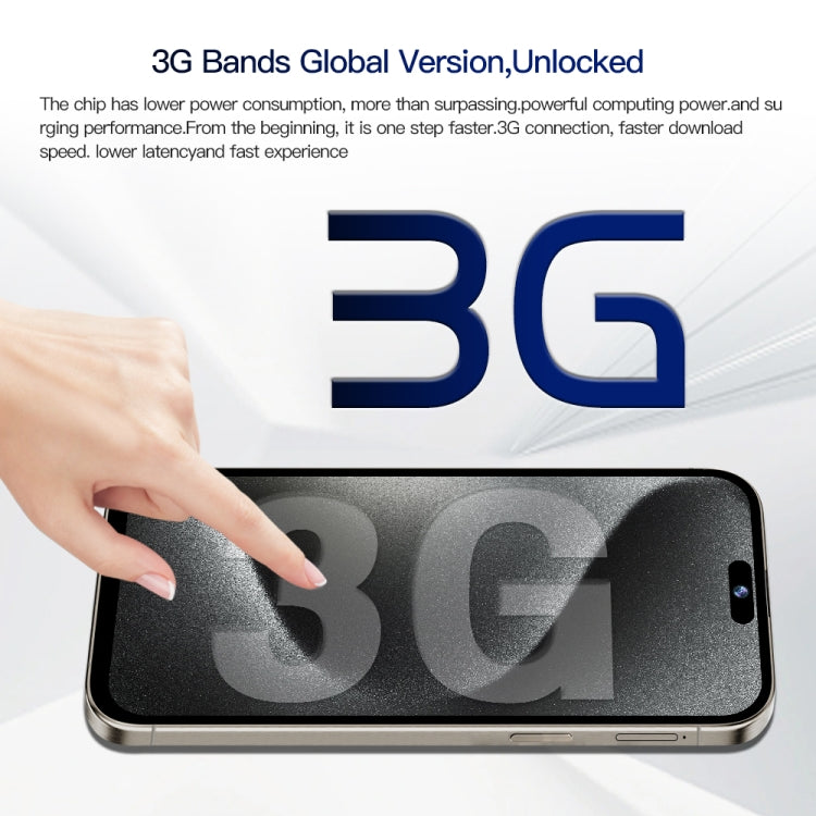 i15 Pro Max / Q5, 6.5 inch Screen, Face Identification, Android 8.1 MTK6580P Quad Core, Network: 3G, Dual SIM