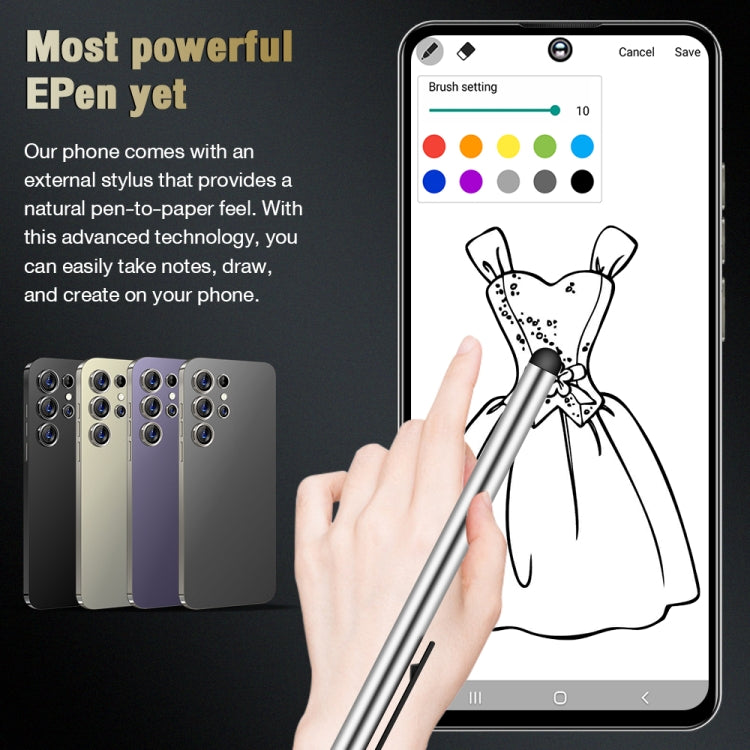 S24 Ultra / C24, 6.8 inch Screen, Android 8.1 7731E Quad Core, Network: 3G, OTG, Dual SIM