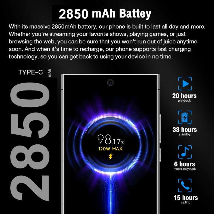 S24 Ultra / L26A, 6.75 inch Screen, Android 8.1 MTK6753 Octa Core, Network: 4G, Dual SIM