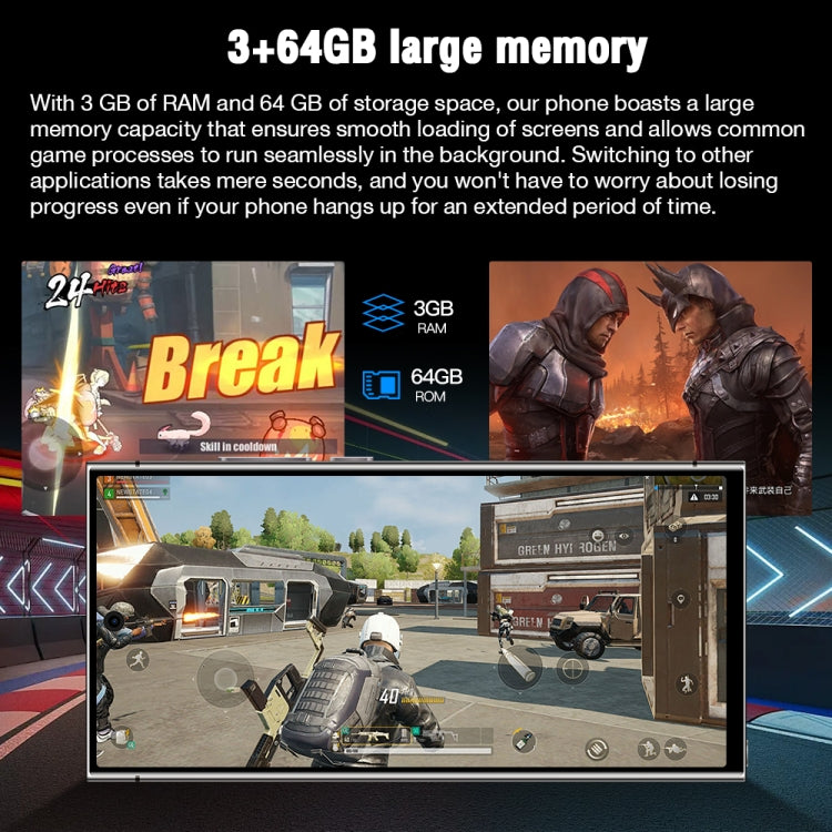 S24 Ultra / L26A, 6.75 inch Screen, Android 8.1 MTK6753 Octa Core, Network: 4G, Dual SIM