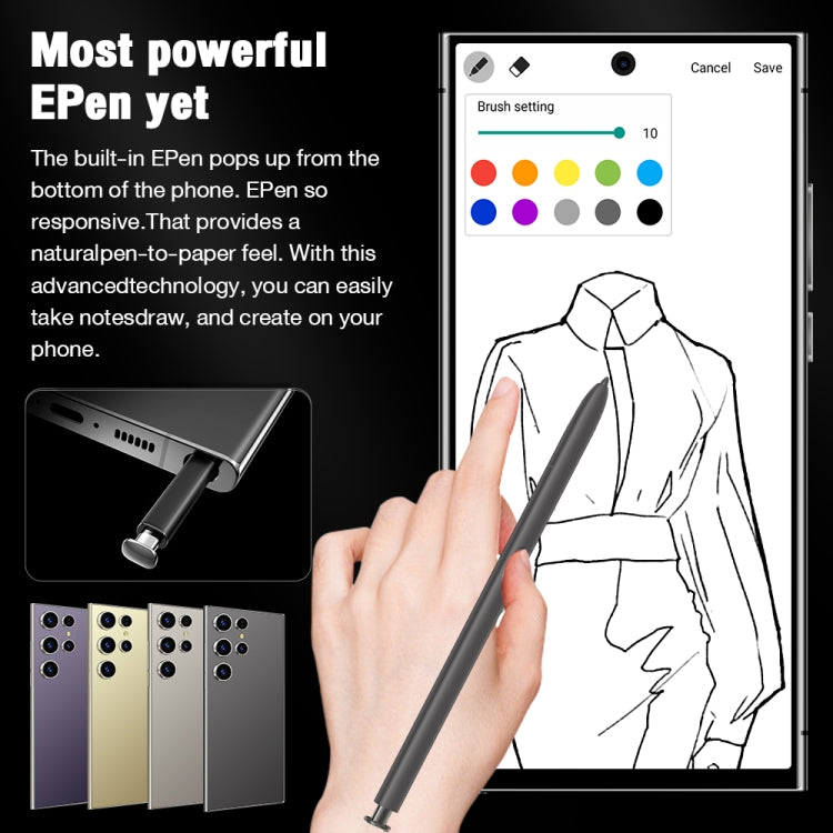 S24 Ultra / L26, 6.75 inch Screen, Face Identification, Android 8.1 MTK6580P Quad Core, Network: 3G, Dual SIM