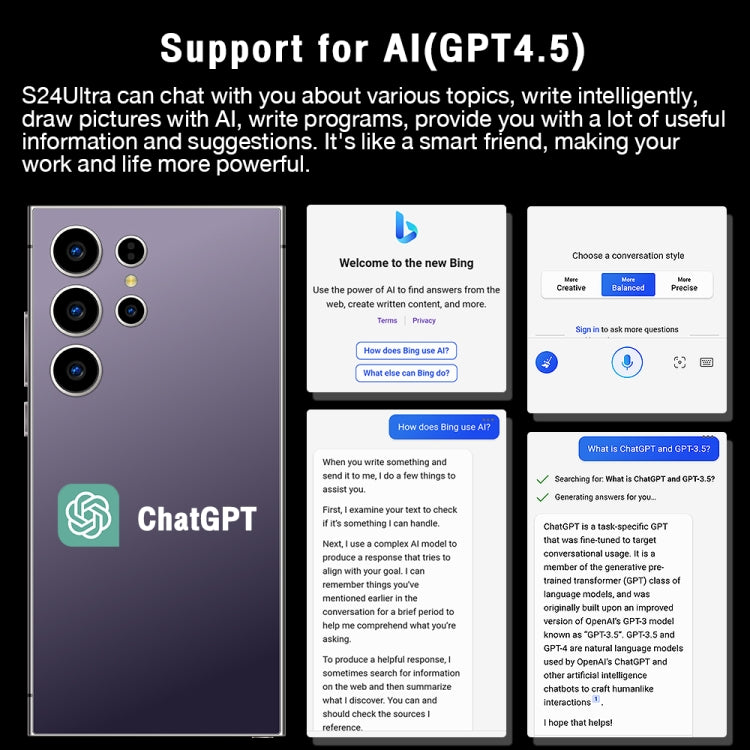 S24 Ultra / L26, 6.75 inch Screen, Face Identification, Android 8.1 MTK6580P Quad Core, Network: 3G, Dual SIM