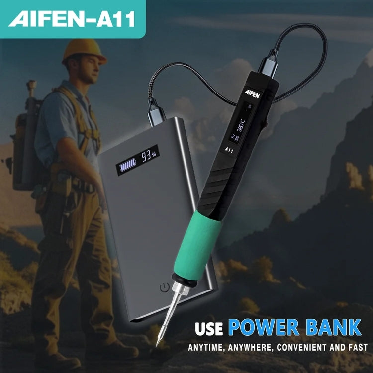 Aifen A11 Portable USB Charging Soldering Station with C210 Handle