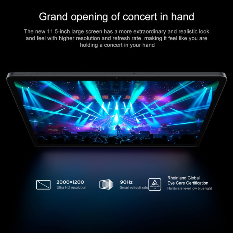 Lenovo Xiaoxin Pad Studio 11.5 inch WiFi Tablet, ZUI 16 MediaTek Helio G99 Octa Core, Support Face Identification