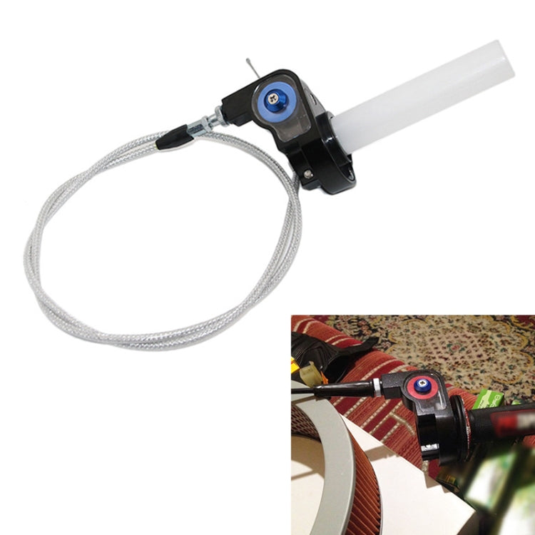 Off-road Motorcycle Modified 22mm Handle Throttle Clamp Hand Grip Big Torque Oil Visual Throttle Accelerator for with Cable