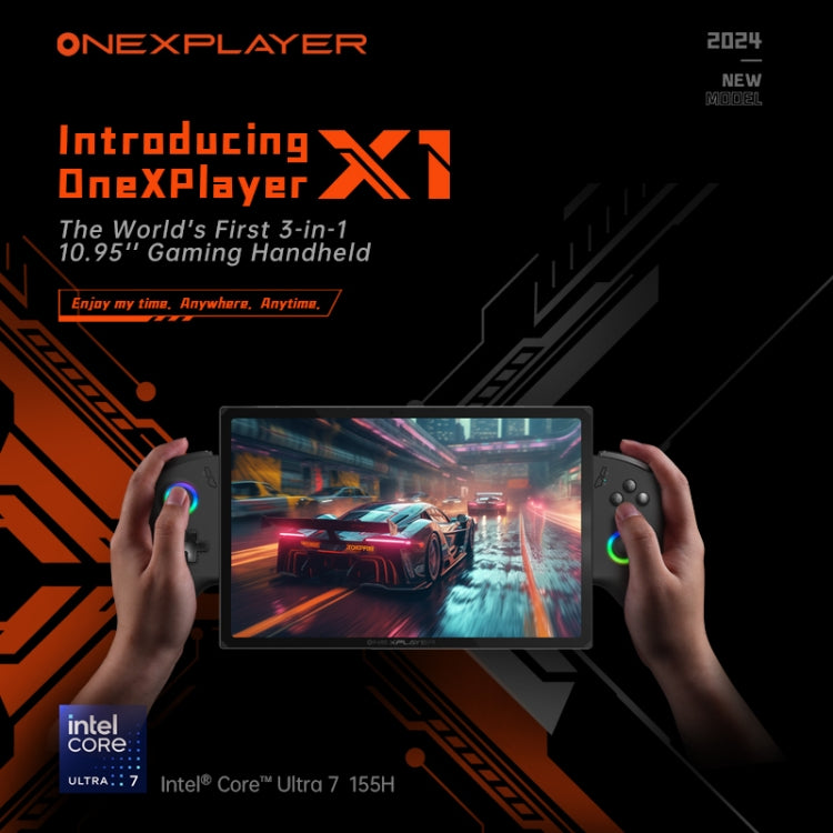 ONE-NETBOOK OneXPlayer X1 10.95 inch Handheld Game Console, Windows 11 AMD Ryzen 7 8840U