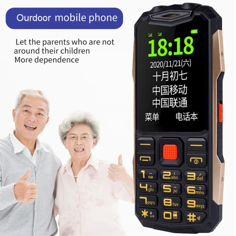K1+ 4G Elder Rugged Phone, 2.6 inch, 1500mAh Battery, LED Flashlight, Network: 4G, Dual SIM, SOS