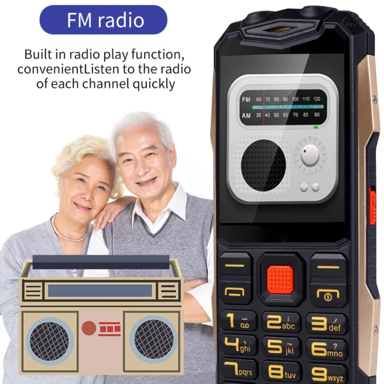 K1+ 4G Elder Rugged Phone, 2.6 inch, 1500mAh Battery, LED Flashlight, Network: 4G, Dual SIM, SOS