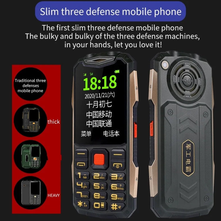 K1+ 4G Elder Rugged Phone, 2.6 inch, 1500mAh Battery, LED Flashlight, Network: 4G, Dual SIM, SOS