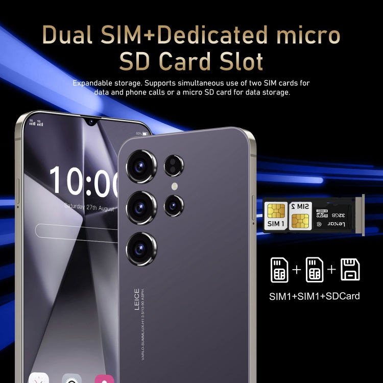 SDT89 / S24 Ultra, 6.3 inch Screen, Face Identification, Android 10.0 MTK6737 Quad Core, Network: 4G, Dual SIM