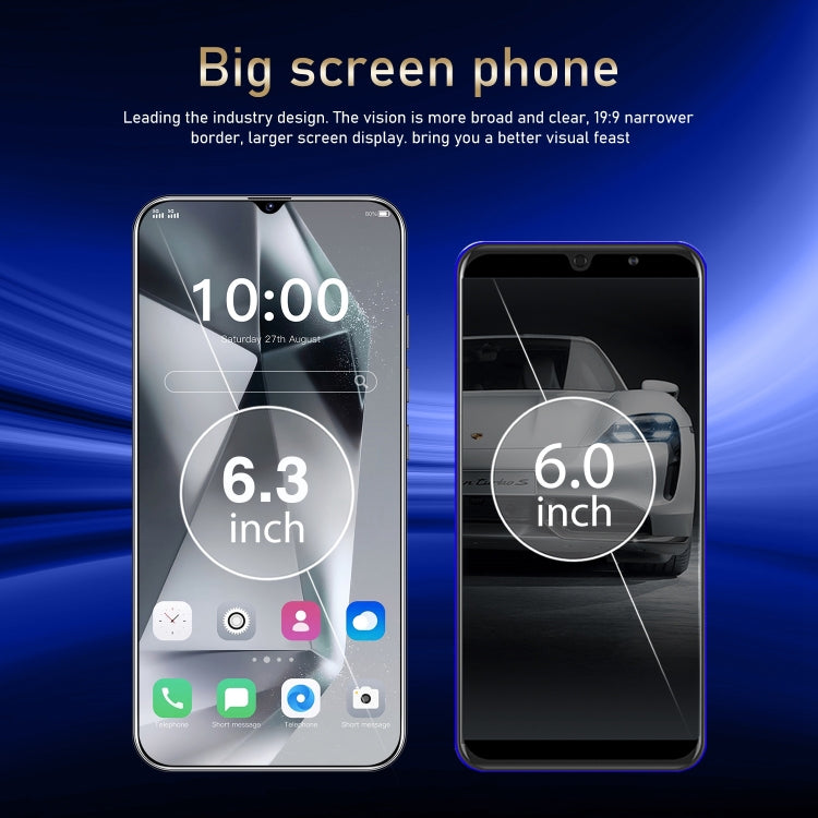 SDT89 / S24 Ultra, 6.3 inch Screen, Face Identification, Android 10.0 MTK6737 Quad Core, Network: 4G, Dual SIM