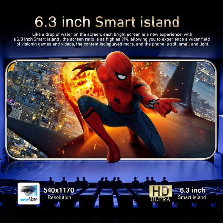 SDT89 / S24 Ultra, 6.3 inch Screen, Face Identification, Android 10.0 MTK6737 Quad Core, Network: 4G, Dual SIM