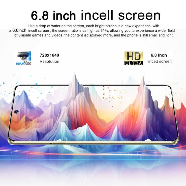 ZKV6 / 11 Pro+, 6.8 inch Screen, Face Identification, Android 10.0 MTK6737 Quad Core, Network: 4G, OTG, Dual SIM