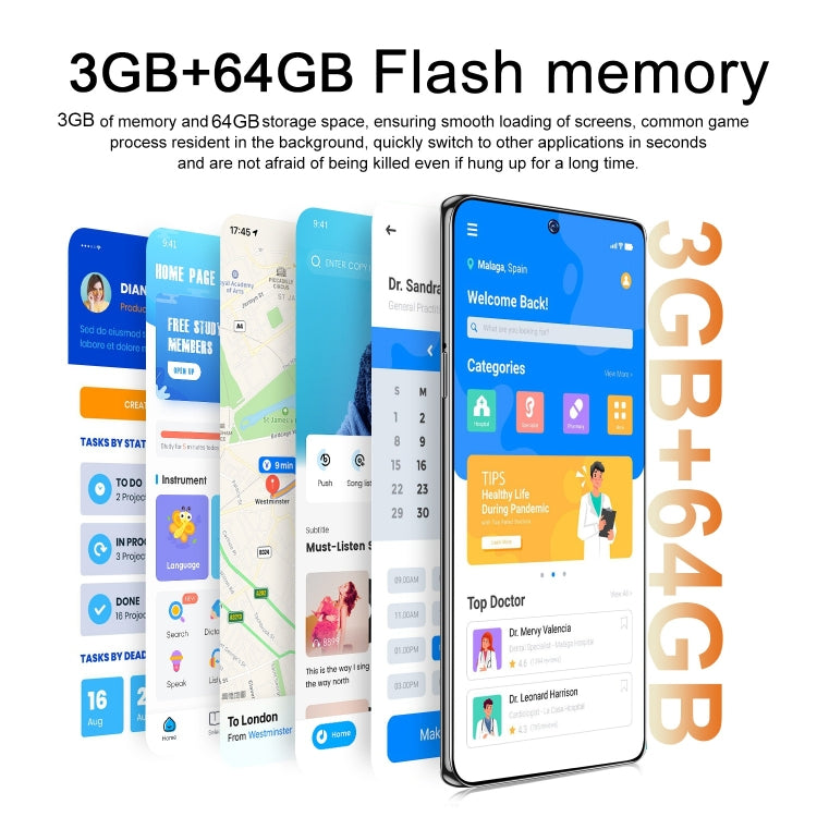 ZKV6 / 11 Pro+, 6.8 inch Screen, Face Identification, Android 10.0 MTK6737 Quad Core, Network: 4G, OTG, Dual SIM