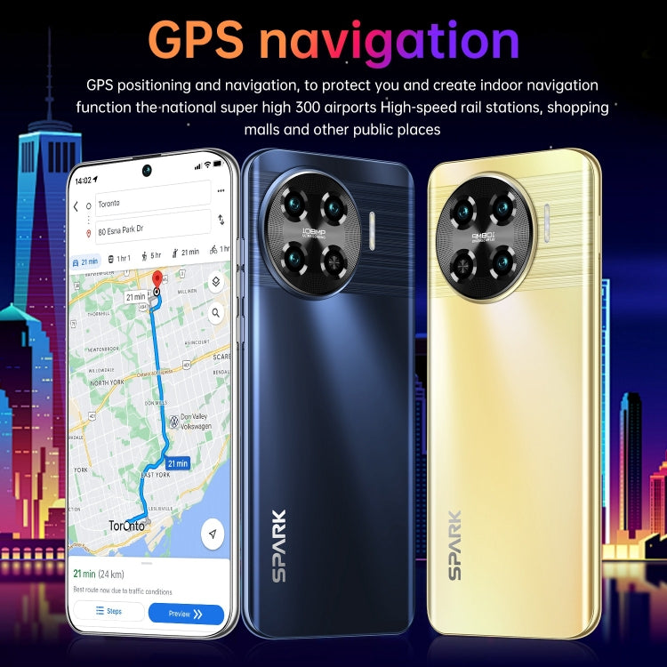 VB16 / Spark 20 Pro+, 6.8 inch Screen, Face Identification, Android 10.0 MTK6737 Quad Core, Network: 4G, Dual SIM