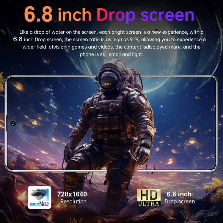 VB16 / Spark 20 Pro+, 6.8 inch Screen, Face Identification, Android 10.0 MTK6737 Quad Core, Network: 4G, Dual SIM