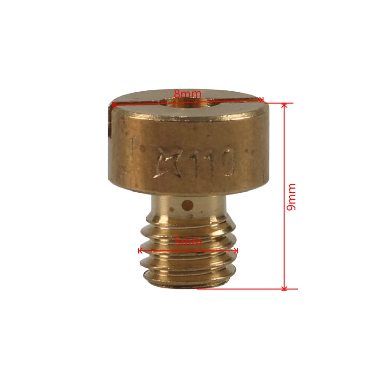 10pcs / Set Motorcycle Carburetor Nozzle for VM22-VM26 / 125CC-250CC