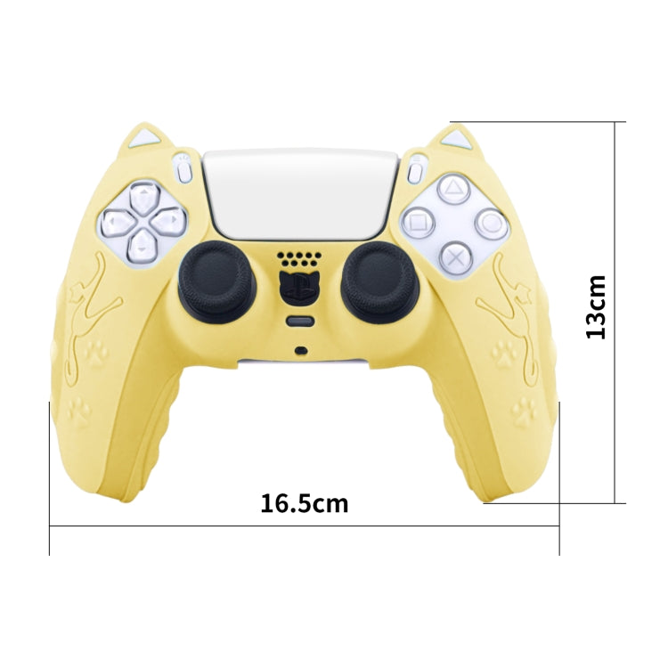 Cat Ear Shape Gamepad Silicone Protective Case