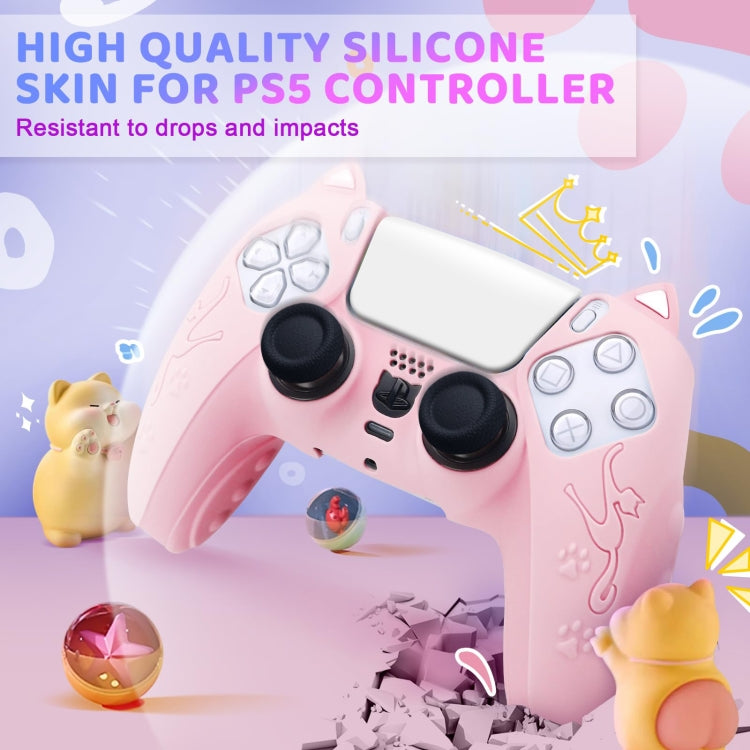 Cat Ear Shape Gamepad Silicone Protective Case