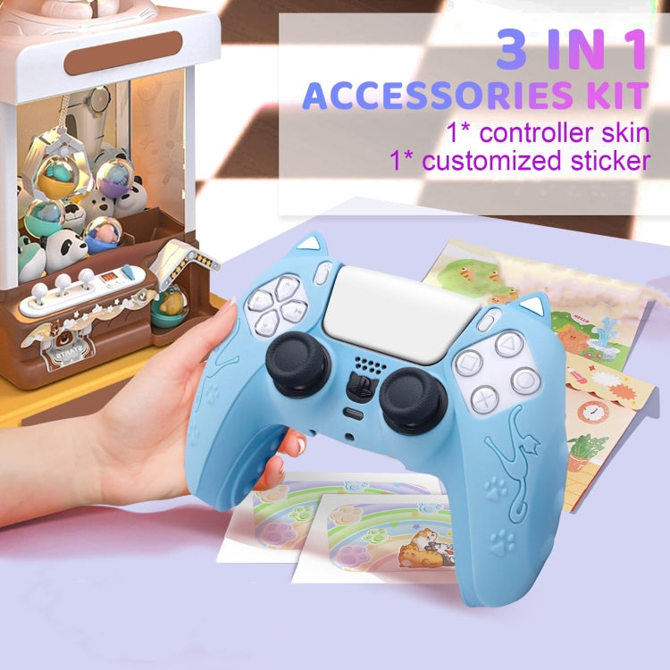 Cat Ear Shape Gamepad Silicone Protective Case