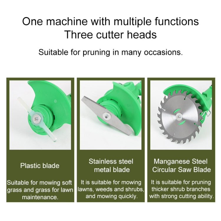 42V Portable Rechargeable Electric Lawn Mower Weeder