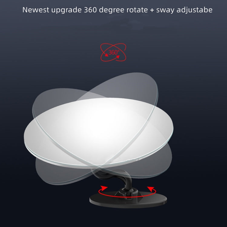 3R 3R-050 Car Rear View Mirror Auxiliary Mirror Car Adjustable Round Blind Spot Mirror