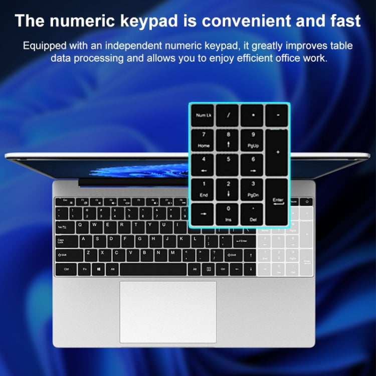 Jumper EZbook S7 15.6 inch Laptop, Windows 11 Intel Alder Lake N95 Quad Core